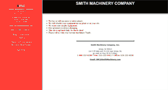 Desktop Screenshot of private.smithmachinery.com